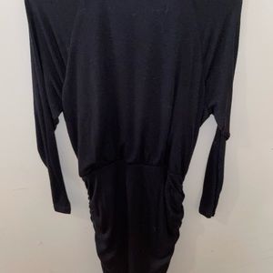 Size small, Express, Black midi dress